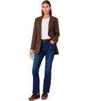 Max Mara Weekend Asta Brown Single Breasted Blazer