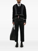 Thom Browne Mid Rise Tapered Chinos