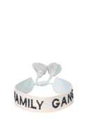Label K Braided Fabric Bracelet