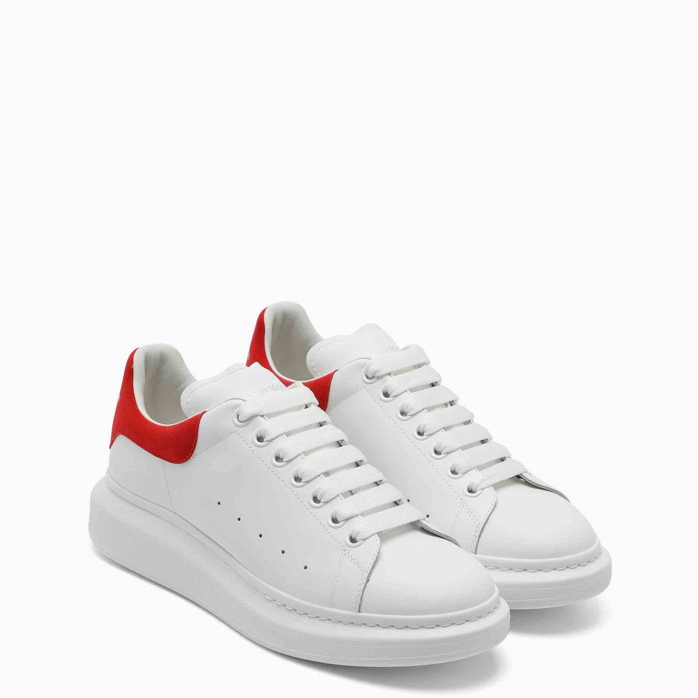 Oversized Sneakers Alexander Mcqueen Wit Rood Alexander Mc Queen