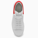 Alexander Mc Queen Men 's Zapatillas blancas/rojos de gran tamaño
