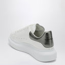 Alexander Mc Queen White And Silver Oversized Sneakers