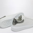 Alexander Mc Queen White And Silver Oversized Sneakers