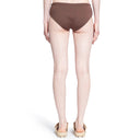 Miu miu logo brodert strukket bikinibunner