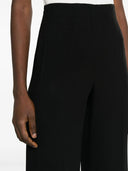 Alberta Ferretti Pantalone A Palazza In Enver Satin