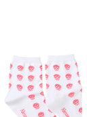 Chaussettes courtes à tête de mort Alexander Mc Queen