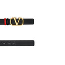 Valentino Garavani Valentino Garavani V Logo Signature Reversible Belt