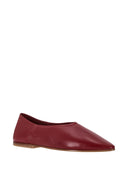 La Rose Lipstick Red Leather Babu Shoes