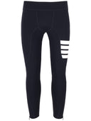 Thom Browne Compression Tights W/ 4 Bar In Polyamide Stretch Interlock