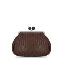 Max Mara Weekend Pasticcino Ere 브라운 클러치 백