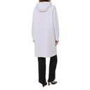 Herno Cappotto lungo con zip e cappuccio Herno