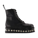 AJ1287 Boots Toga Pulla skórzana czarna