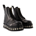 AJ1287 Boots Toga Pulla skórzana czarna