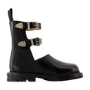 Aj1288 Boots Toga Pulla Leather Black