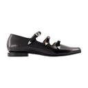 Aj1344 Ballerinas Toga Pulla Leather Black