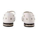 AJ1342 Ballerinas Toga Pulla Leather White