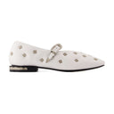 AJ1342 Ballerinas Toga Pulla Leather White