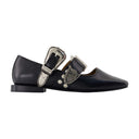 Aj1408 Ballerinas Toga Pulla Leather Black