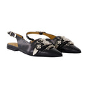Aj1438 Slingbacks Toga Pulla Leather Black