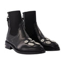 Aj990 Ankle Boots Toga Pulla Black Leather