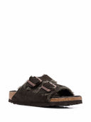 Birkenstock Arizona Shearling Mocca, cuir en daim
