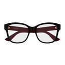 Gucci Gg1340 O Linea Emblem 009 Black Burgundy Black