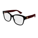 Gucci Gg1340 O Linea Emblem 009 Black Burgundy Black
