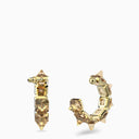 Orecchini a cerchio Ortyx Yellow Swarovski