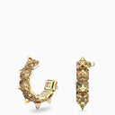 Orecchini a cerchio Ortyx Yellow Swarovski