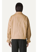 OOF Wear Chaqueta de mezclilla corta lavada 9205