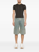 Marine Serre Recycled Moon Jersey Ss Short Sleeves Top