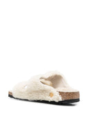 Birkenstock Arizona Big Buckle Shearling Teddy Eggshell