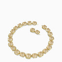 Collar de cristal de oro Swarovski Harmonia