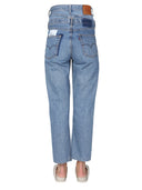 1/Off Double Waist Jeans
