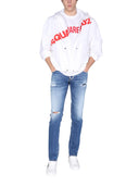 Kurtka dsquared z logo wydrukiem