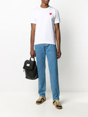 Comme Des Garçons Play U T Shirt Red Emblem Knit
