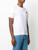 Comme Des Garçons Play U T Shirt Red Emblem Knit