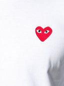 Comme Des Garçons Play U T Shirt Red Emblem Knit