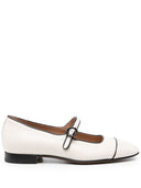 Carel Paris Beige/Black Nappa skóra Mary Jane