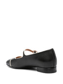 Carel Paris Black v Ivory Nappa Leather Mary Jane