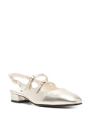 Carel Paris Platinum Nappa Slingback Shoe