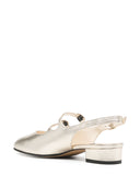 Carel Paris Platinum Nappa Slingback Shoe