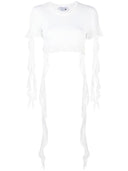 Blumarine T Shirt M/C C/Ruches