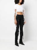 Blumarine T Shirt M/C C/Ruches