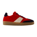 Sanoa Sneakers Samsoe Samsoe skórzane czerwone