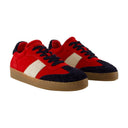 Sanoa Sneakers Samsoe Samsoe skórzane czerwone