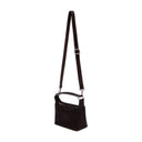 Salylo S Handtasche Samsoe Samsoe Leder Dunkelbraun
