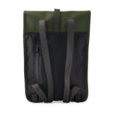 Mini -Rucksackregen synthetisch grün