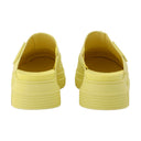 Yellow Recycled Rubber Retro Mules