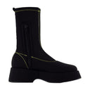 Retro Flatform Ankle Boots Ganni Synthetic Black
